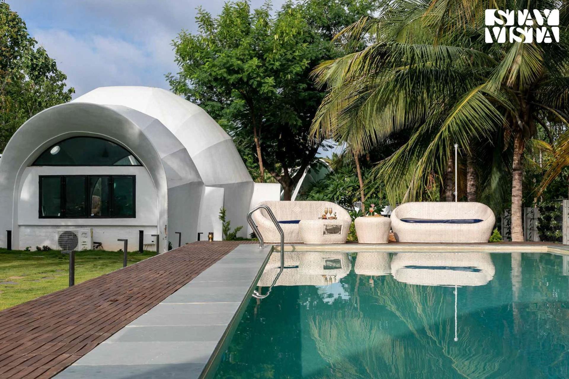 Stayvista At Shwaas Mysore With Private Pool Exteriér fotografie