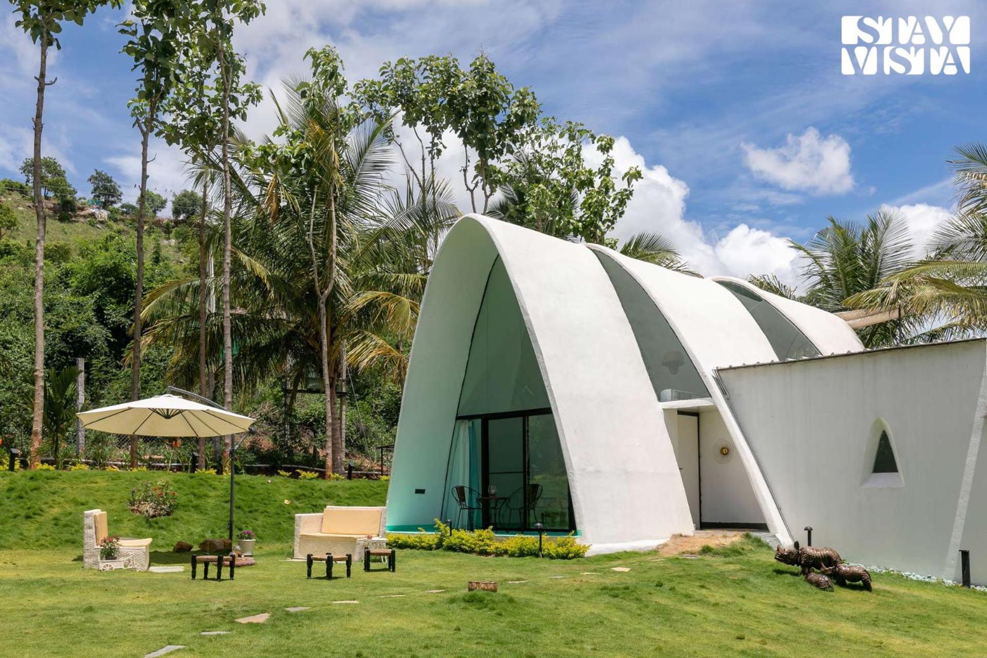 Stayvista At Shwaas Mysore With Private Pool Exteriér fotografie